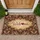 Welcome Red Heart Script Rustic Geometric Floral Tapestry - Everyday Home Decor Doormat - 1