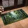 Diverse Forest Trees Woodland Scene Pine Fir Deciduous - Home Decor Gift Doormat - 4
