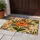 Orange Bloom Olive Leaf - Home Decor Gift Doormat - 5