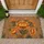 Sculpted Stylized Floral Blooms Lush Botanical Earthy Garden Living Doormat - 1