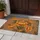 Sculpted Stylized Floral Blooms Lush Botanical Earthy Garden Living Doormat - 5