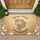 Unicorns Welcome Humans by Appointment Golden Stardust Sign - Fantasy Home Decor Gift Doormat - 1