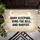 Baby Sleeping Ring Bell Babysit - Quiet Zone Home Decor for New Parents Doormat - 6