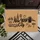 New York City Empire State Building Brooklyn Bridge - Urban Home Decor Gift Doormat - 6