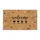 Welcome Heart Paw Print Names Botanical Custom Names - Home Decor Gift for Pet & Family Lovers Doormat - 3