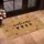 Welcome Heart Paw Print Names Botanical Custom Names - Home Decor Gift for Pet & Family Lovers Doormat - 4