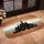 Black Christmas Tree Forest Snow Scene - Winter Holiday Christmas Decor Doormat - 4