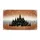 Black Christmas Tree Forest Snow Scene - Winter Holiday Christmas Decor Doormat - 3