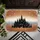 Black Christmas Tree Forest Snow Scene - Winter Holiday Christmas Decor Doormat - 6