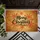 Merry Christmas Calligraphy Snowflakes - Festive Holiday Decor Doormat - 6