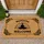Meditating Lotus Namaste WELCOME Floral – Home Decor Gift for Yoga Lovers Doormat - 1