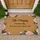 Custom Family Name Eventually Peony Proposal Phrase - Engagement Gift for Couples Doormat - 1