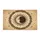 Classic Earthy Textured Moon Sun Wreath Emblem - Timeless Celestial Home Decor Gift Doormat - 3