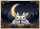White Bunnies Golden Moon Night Sky Mountains Pine Trees - Home Decor Gift for Rabbit Lovers Doormat - 7