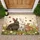 Springtime Rabbits Wildflower Meadow - Spring Decor Gift for Rabbit Lover Doormat - 1