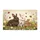 Springtime Rabbits Wildflower Meadow - Spring Decor Gift for Rabbit Lover Doormat - 3