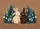 Two Rabbits Embracing Forest Pine Trees - Wildlife Lover Home Decor Gift Doormat - 7