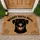 Black Dog WOOF You're Here Welcome Home Decor - Dog Lover Gift Doormat - 1