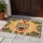 Home Sweet Home Pink House Red Hearts Green Leaf Floral Vine - Home Decor Gift Doormat - 5