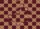 Deep Maroon Rustic Tan Checkerboard Outlined Circles - Home Decor Gift Doormat - 7