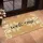 Welcome Golden Hibiscus Art Nouveau Botanical Home Decor Gift Doormat - 4