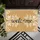 Welcome Golden Hibiscus Art Nouveau Botanical Home Decor Gift Doormat - 6