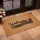 Welcome Script Bird Bowl Wavy Lines Textured Field - Everyday Home Decor Gift Doormat - 4