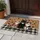 Cool Cats Live Here Orange Black Calico Cats Paw Prints Buffalo Plaid - Cat Lover Home Decor Doormat - 5