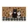 Cool Cats Live Here Orange Black Calico Cats Paw Prints Buffalo Plaid - Cat Lover Home Decor Doormat - 3