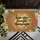 Hope You Brought Champagne Script Bubbles Leaves Flowers Party Decor Gift Doormat - 6