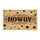 Howdy Western Stars Desert Sand Scrollwork - Old West Home Decor Gift Doormat - 3