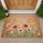 Earthy Wildflower Meadow Poppies Anemones - Nature Lover Garden Decor Gift Doormat - 1
