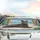Green Eyed Grey Cat Vintage Surfboards Tropical Ocean - Car Decor Cat Lover Gift Car Sunshade - 5