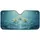White Lilies Green Stamens Crystal Water Reflections - Nature Lover Gift Car Sunshade - 3