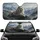 Dramatic Majestic White Lion Snow Mountain Vista - Wildlife Nature Lover Gift Car Sunshade - 1