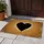 Bold Black Heart - Natural Home Decor Gift Doormat - 5