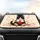 Black White Tuxedo Kitten Playful Red Yarn - Everyday Car Decor Gift for Cat Lovers Car Sunshade - 4