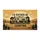Vintage Travel Trailer Camping Scene - Outdoor Lifestyle Gift for Campers Doormat - 3