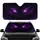 Mythical Beast Gaze Purple-Magenta Eyes - Dark Cosmic Void Fantasy Lover Gift Car Sunshade - 1