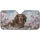 Long-Haired Brown Dachshund Magnolia Sky - Dog Lover Car Decor Gift Car Sunshade - 3