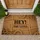 HEY! Custom Family Name Greeting - Family Welcome Home Living Decor Gift Doormat - 1