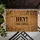 HEY! Custom Family Name Greeting - Family Welcome Home Living Decor Gift Doormat - 6