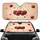 Luscious Red Cherries with Abstract Dots - Car Decor Gift for Fruit Lovers Car Sunshade - 1