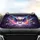 Iridescent Butterfly Wings Skull Glowing Jaw Cosmic Energy Nebula - Fantasy Lover Gift Car Sunshade - 4