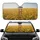Golden Wildflower Field Rustic Tubular Wood Chimes - Peaceful Car Decor Gift Car Sunshade - 1