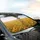 Golden Wildflower Field Rustic Tubular Wood Chimes - Peaceful Car Decor Gift Car Sunshade - 6