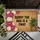 Sorry The Dog Is A Twat Peony Plant - Funny Dog Owner Home Decor Doormat - 6