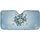 Blue Morpho Butterfly Daisy Musical Notes Sky - Nature Lover Gift Car Sunshade - 3