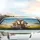 Grinning Giraffe Hamster Steering Wheel Safari Animals Adventure - Wildlife Lover Gift Car Sunshade - 5