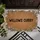 Custom Family Name Black Text Rustic Botanical Garden Flowers Home Decor Gift Doormat - 6